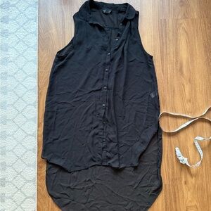 ***SOLD*** ✨ 3 for $10 Topshop Black Button-Up Blouse